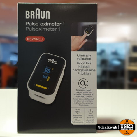 Braun Pulse Oximeter 1 nieuw in doos