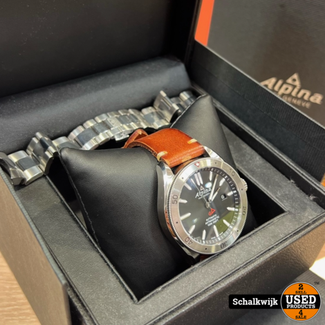 Alpina 1883 Geneve Alpiner Automatic 4 al525x5a26 horloge in doos