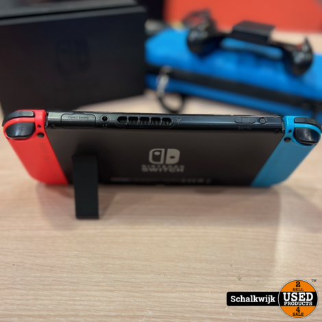 Nintendo Switch console 32GB Neon Rood/Blauw in nette staat