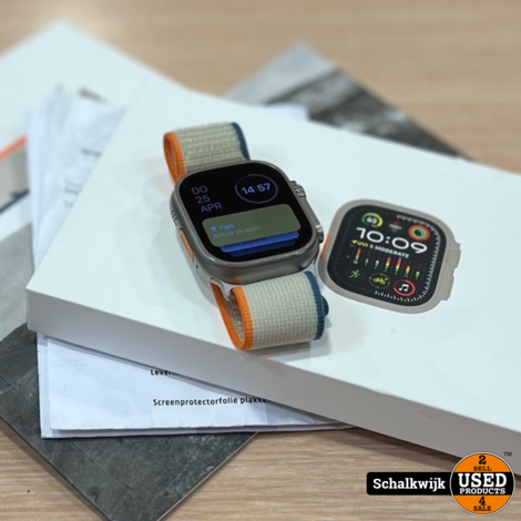 Apple Watch Ultra 2 GPS + Cellular 49mm garantie tot 03/2026