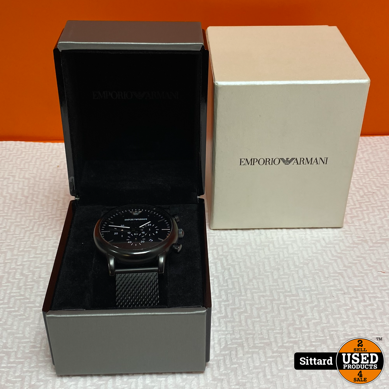 Armani horloge AR-1968 | Nwpr. 169,- Euro - Used Products Sittard