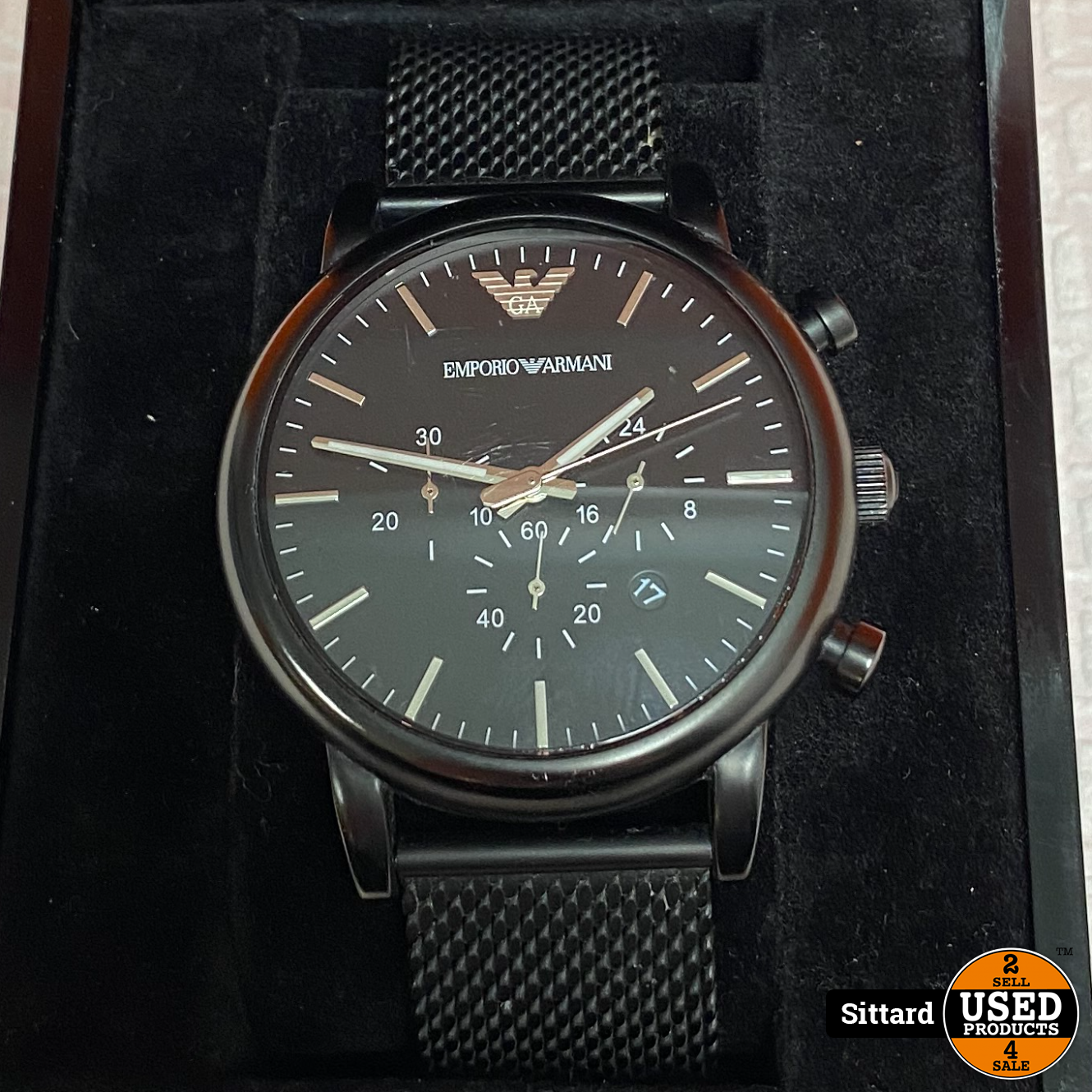 Emporio Armani AR5890 Luxe Heren Horloge in de Outlet! - OutletUur