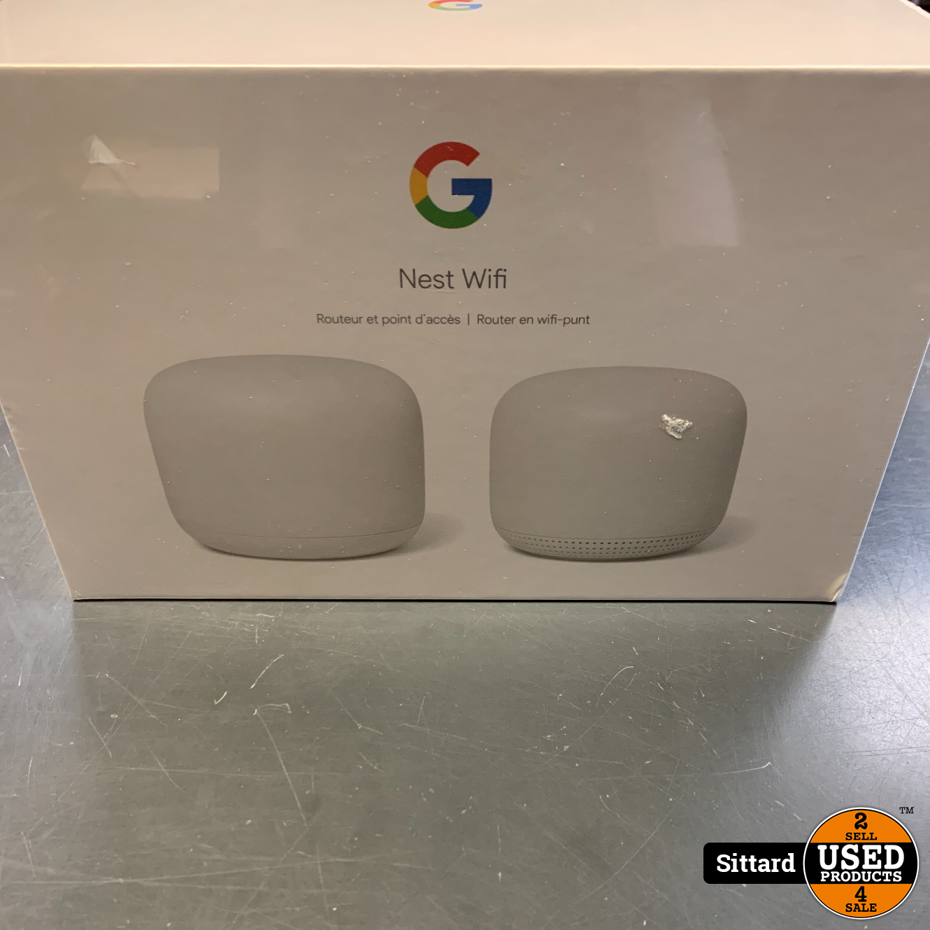 Google Nest WiFi router + WiFi point nieuw in seal , nwpr. 249,- Euro Used Products Sittard
