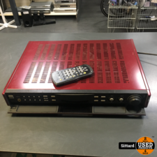 Marantz SR1040 receiver, rood, 2x 50 Watt, met originele remote