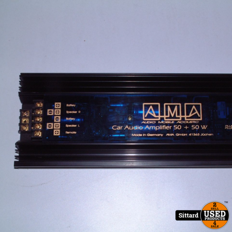 AMA car audio amplifier stereo 50 x 50 Watt plus plus