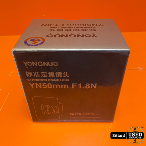 YONGNUO ym50mm f 1.8N Lens Geschikt voor Nikon