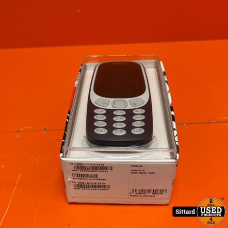 Nokia 3310 mobiele telefoon, Dual SIM - 3G, 0,128, antraciet