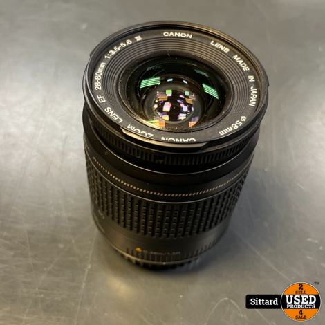 Canon EF 28-80 mm F3.5-5.6 II 58 mm filter (geschikt voor Canon EF) zwart, In goede staat