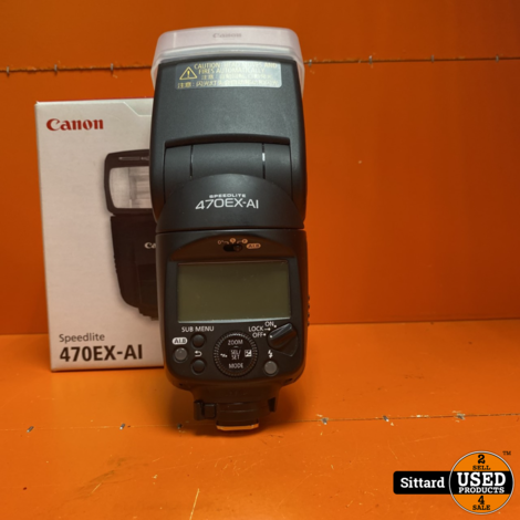 Canon Speedlite 470EX-AI - compleet met doos | Nwpr. 449,- euro