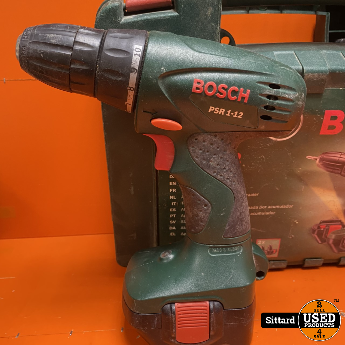 Bosch accuboormachine PSR + 2 accu's + | Nwpr 119,- - Used Products Sittard