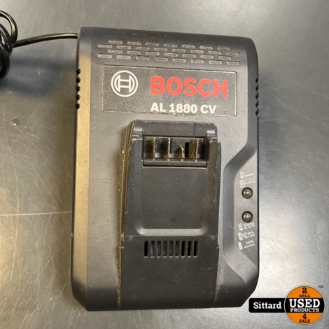 BOSCH AL1880CV , Accu + Acculader , in een nette staat