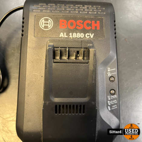 Bosch acculader AL 1880 CV 14,4V/18V, In nette staat | Nwpr 74,- Euro