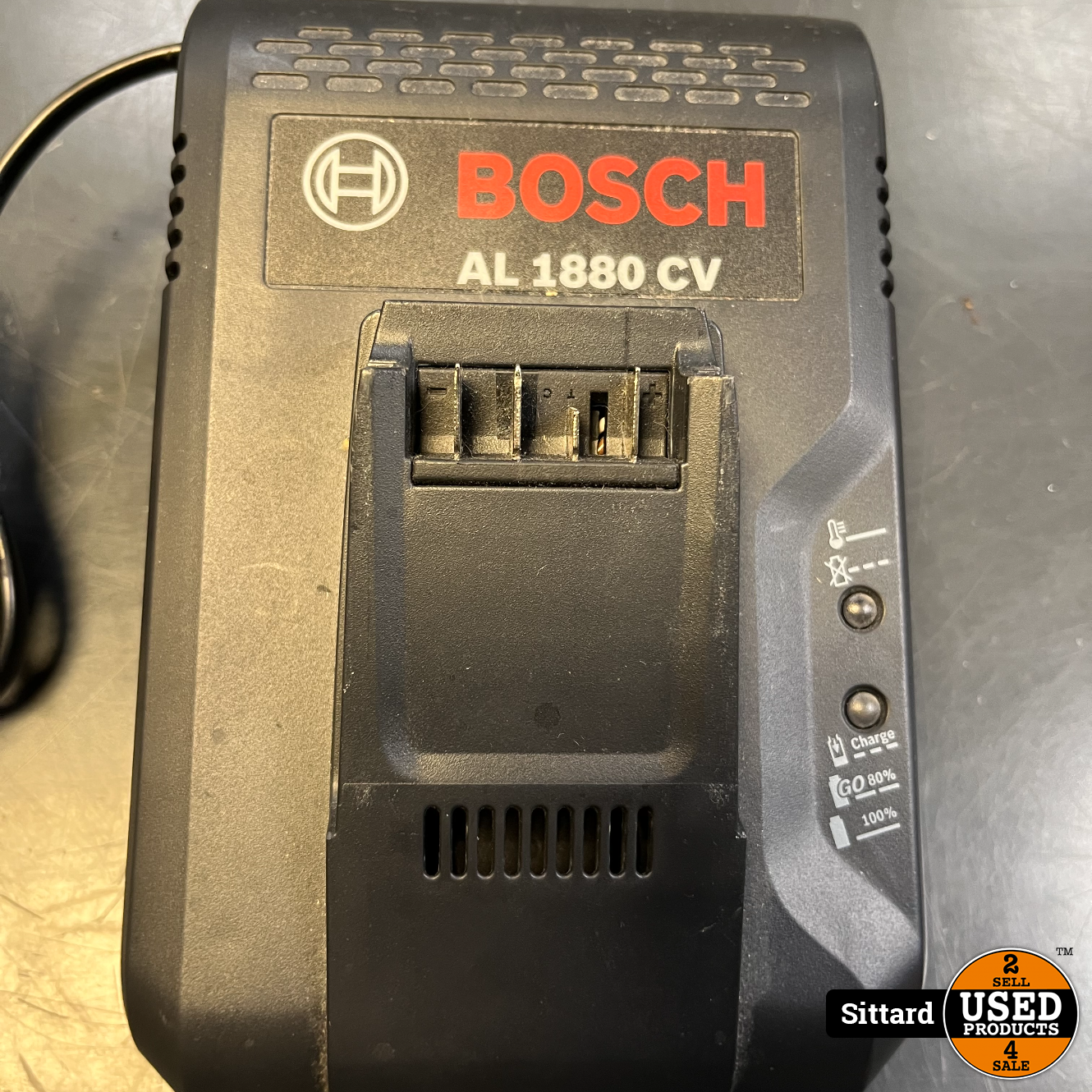 Bosch acculader AL 1880 CV 14,4V/18V, In nette staat