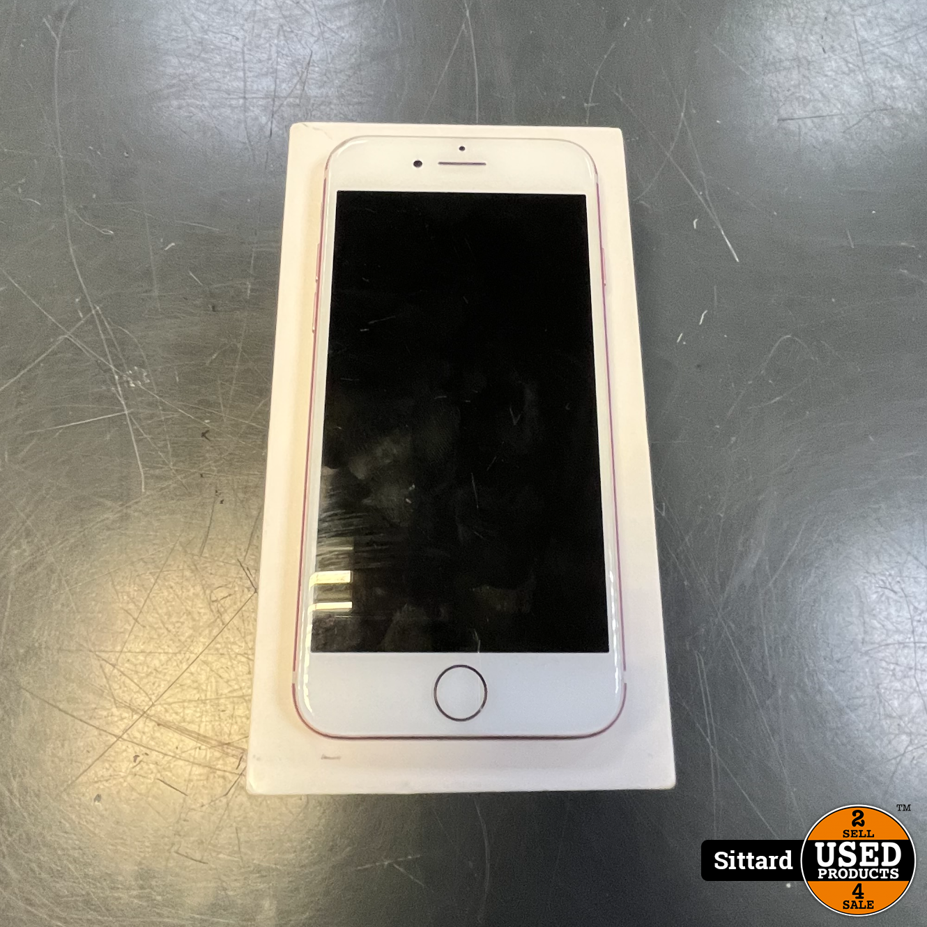 Politie slaaf Regan Apple iPhone 7, 32GB, Roze, In nette staat, Compleet met doos - Used  Products Sittard