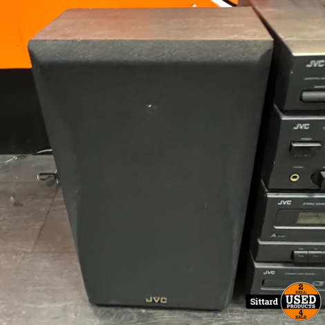 JVC CA-E37BK stereoset  radio/CD/cassette/speakers