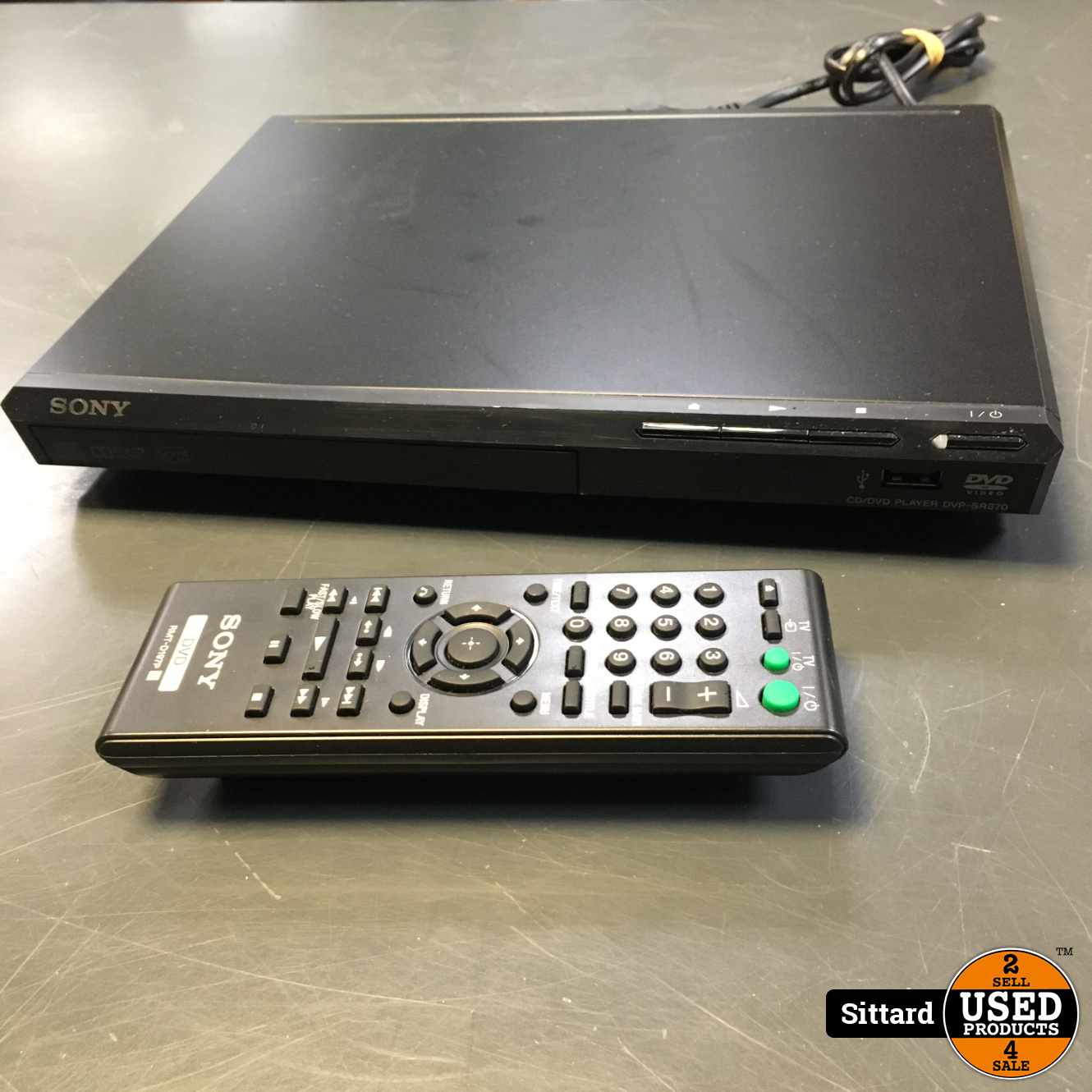 Souvenir in beroep gaan meloen SONY DVP-SR370 DVD-speler met originele afstandsbediening - Used Products  Sittard