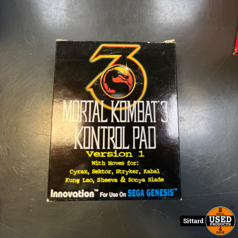 Mortal Kombat 3 Kontrol Pad Version 1 - Geschikt voor Sega Genesis