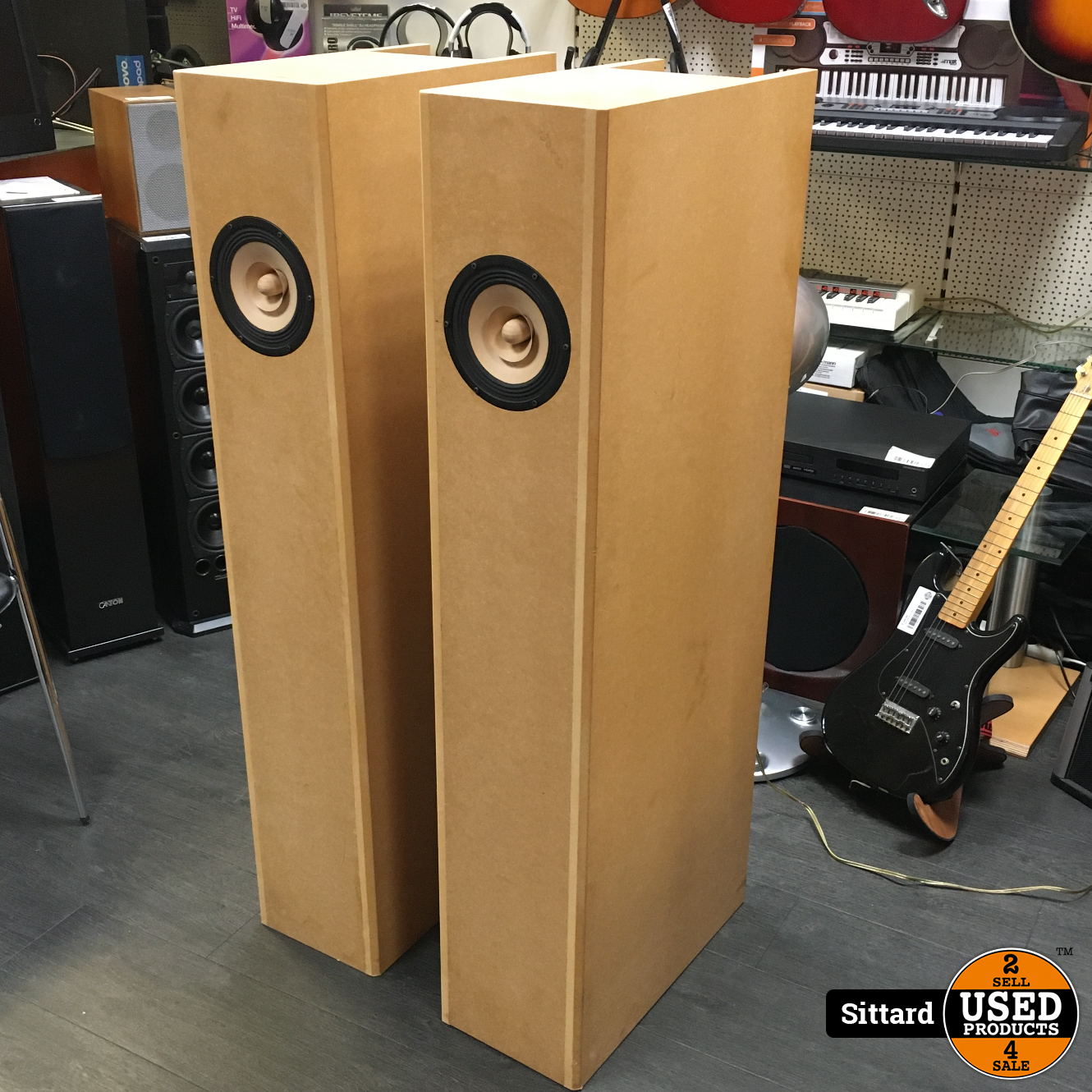 graan Temerity Boekhouding backloaded hoornluidsprekers met SONIDO SFR175-8 Alnico fullrange speakers  - Used Products Sittard
