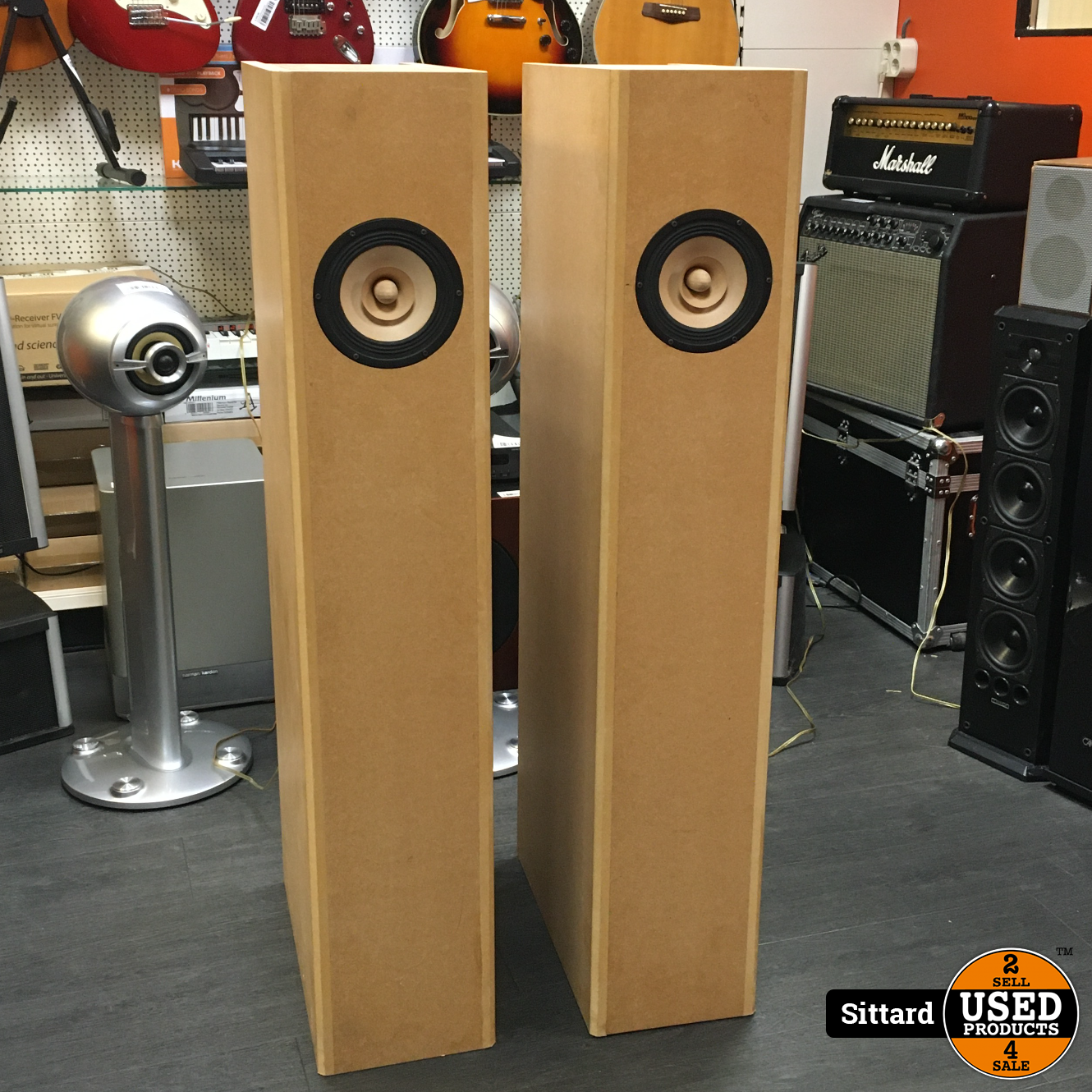 Eerder Interpretatie blad backloaded hoornluidsprekers met SONIDO SFR175-8 Alnico fullrange speakers  - Used Products Sittard