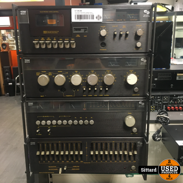 6035 vintage stereo Versterker, tuner, equalizer en cassettedeck - Used Products Sittard