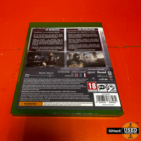 Xbox one game - Homefront The Revolution