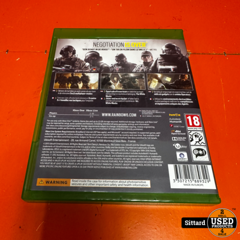 Xbox one game - Rainbow Six Siege