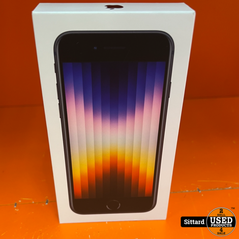 APPLE iPhone SE 2022 Midnight 128GB | NIEUW in seal | elders 599 euro