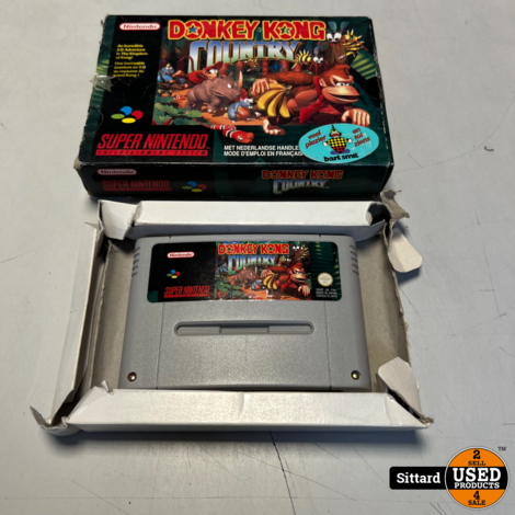 Donkey Kong Country | Super Nintendo, in goede staat met doos