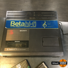 SONY BetaMax hi-fi SL-HF100EC videorecorder, compleet, werkend en met garantie