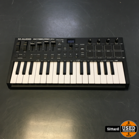 M-AUDIO Oxygen Pro mini USB/MIDI keyboard, als nieuw | nwpr 105 euro