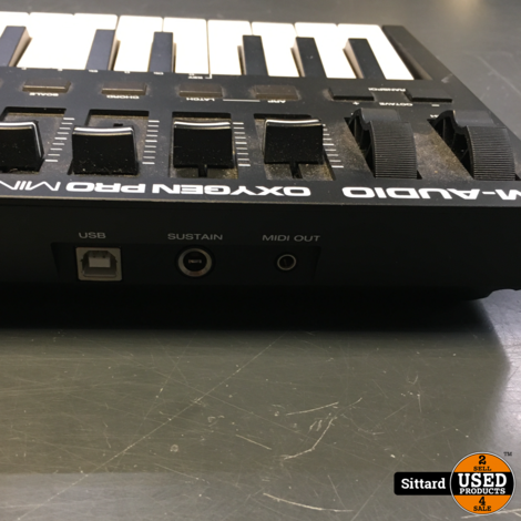 M-AUDIO Oxygen Pro mini USB/MIDI keyboard, als nieuw | nwpr 105 euro