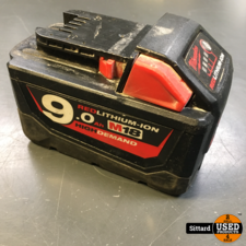 Milwaukee M18 B9 Li-Ion accu 18V 9.0Ah | nwpr  208 euro