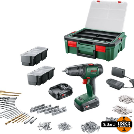 Bosch accuboormachine UniversalDrill 18v + Box in nieuwstaat | nwpr 135 euro