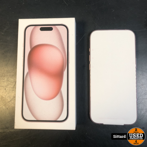 APPLE iPhone 15 - 256gb - Pink - Nieuw in doos