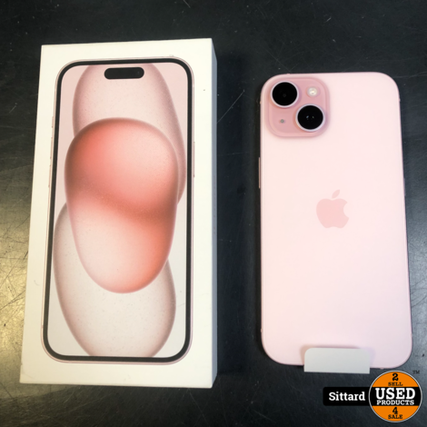 APPLE iPhone 15 - 256gb - Pink - Nieuw in doos