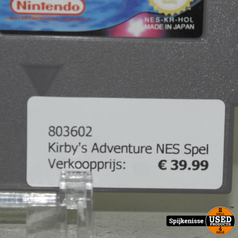 Kirby's Adventure NES *803602*