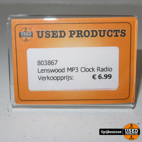 Lenswood MP3 Clock Radio *803867*