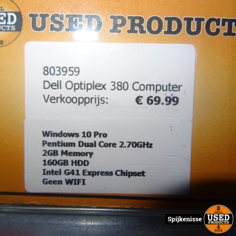 Dell Optiplex 380 Computer *803959*