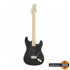 Aria Electric Guitar Black STG-003SPL BK NIEUW MET DOOS *804128*