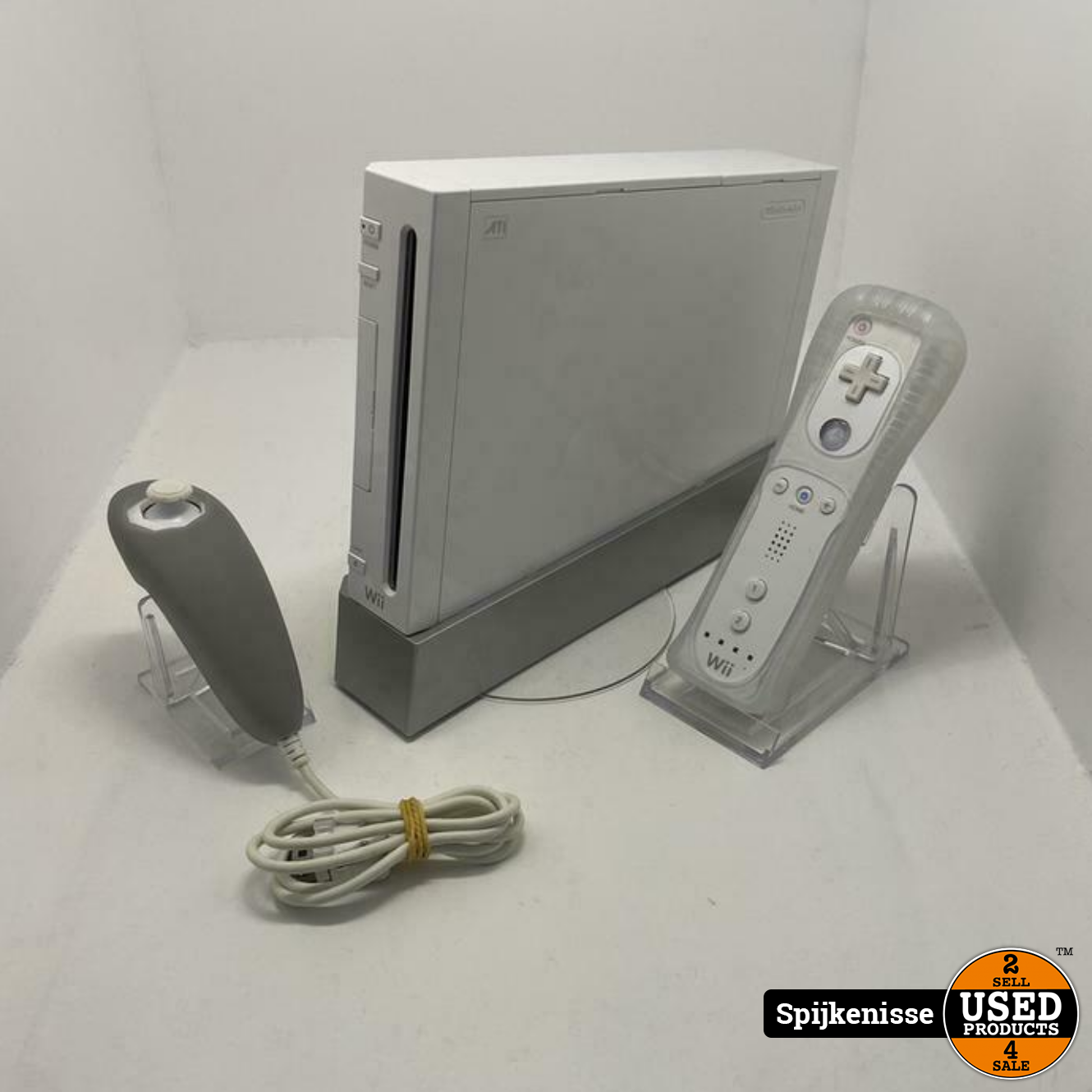 Pracht Gewoon Elastisch Nintendo Wii + Controller & Nunchuck *805018* - Used Products Spijkenisse