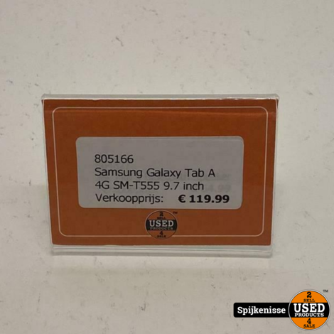 Samsung Galaxy Tab A 4G SM-T555  9.7 inch 16GB Black *805166*