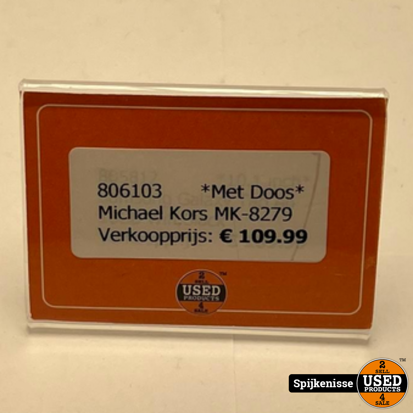 Michael Kors MK-8279 Horloge MET DOOS *806103* - Used Products Spijkenisse