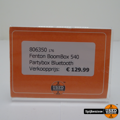 Fenton BoomBox Partybox Bluetooth *806350*