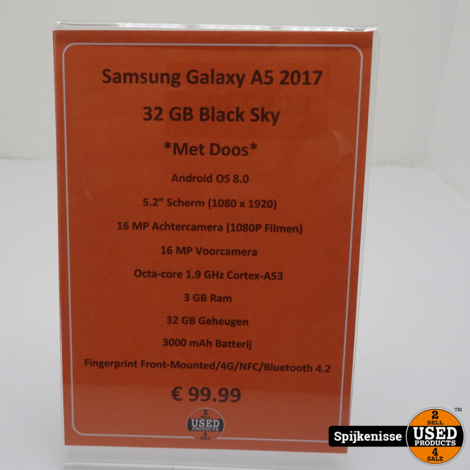 Samsung Galaxy A5 2017 32GB Black *806730*