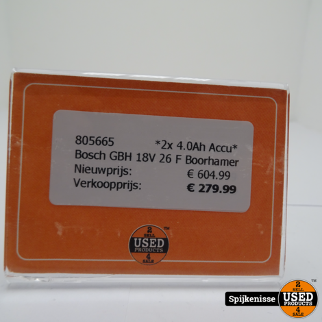 Bosch GBH 18V 26 F Boorhamer *805665*