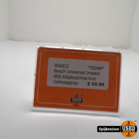 Bosch Universal Impact 800 Klopboormachine *806932*