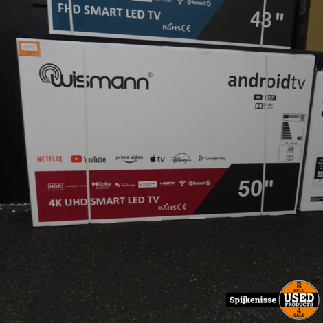 Wismann 50WS8503 50 Inch 4K UHD Android Smart TV *807106*