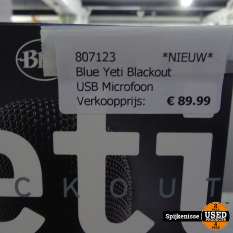 Blue Yeti Blackout USB Microfoon *807123*