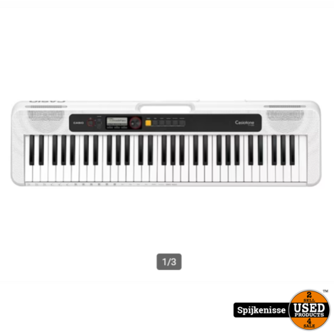 Casio Keyboard 5 oct. Full Size CT-S200 WE