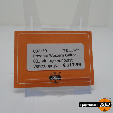 Phoenix Western Guitar 001 Vintage Sunburst *807150*